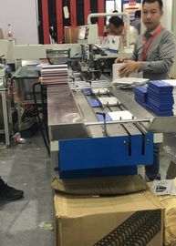 Twin Ring Automatic Punch And Spiral Binding Machine 4 Times / Notebook