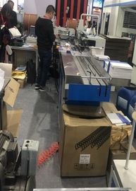 Twin Ring Automatic Punch And Spiral Binding Machine 4 Times / Notebook